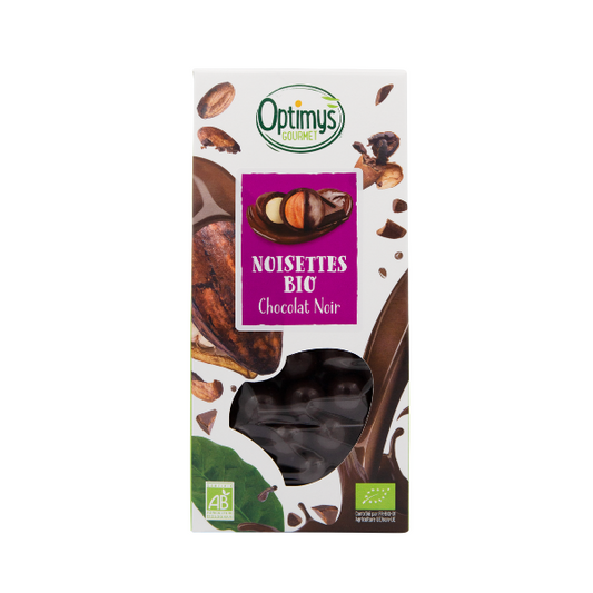 Noisettes chocolat noir Bio