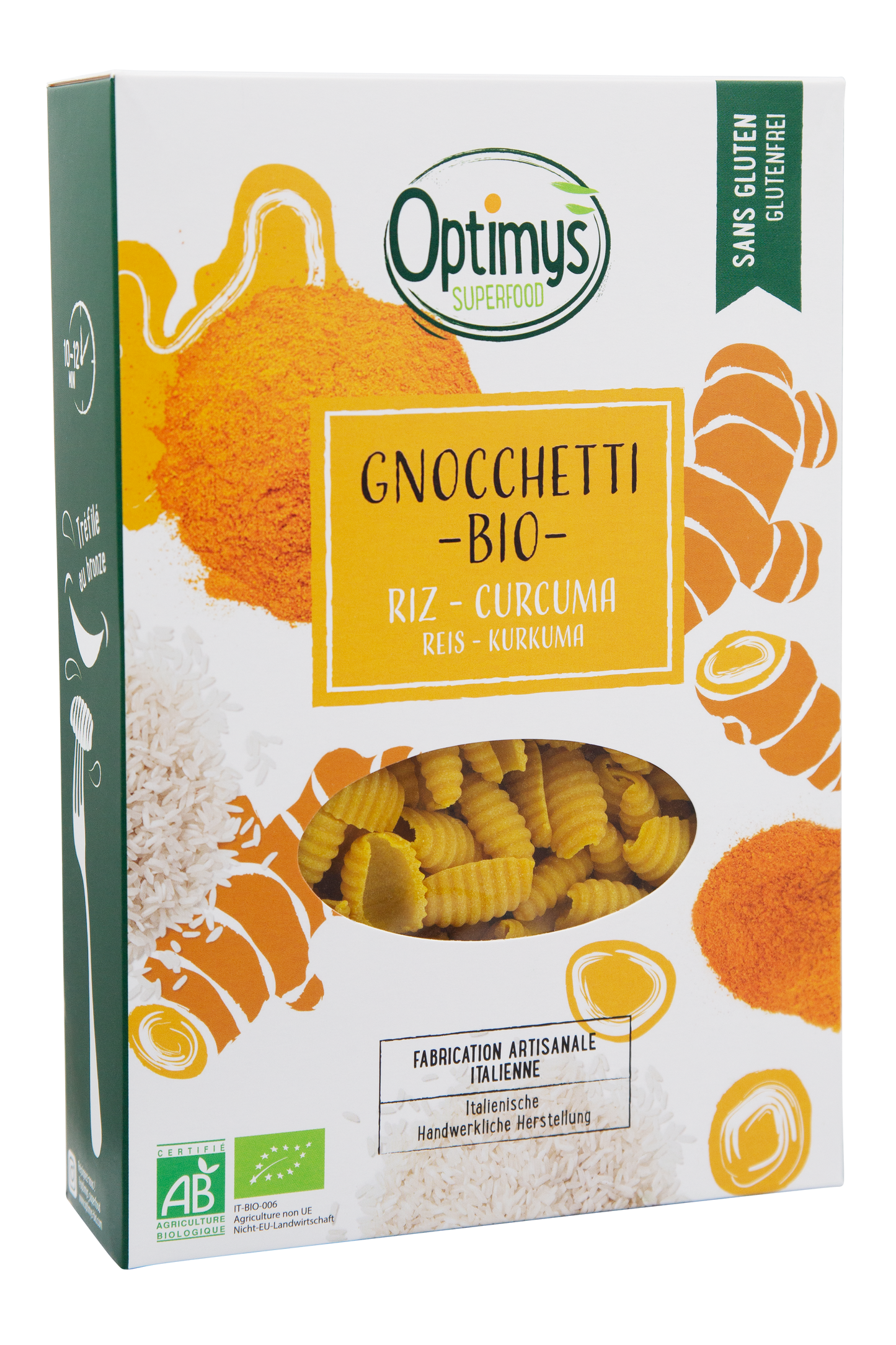 Gnocchetti riz curcuma Bio